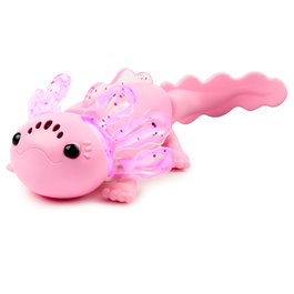 BIZAK Fingerlings Axolotl Nadador 61853142 - Peluche interactive avec plus de 50 sons, réactions et fonction de nage lumineuse - Jouet pour enfants dès 5 ans