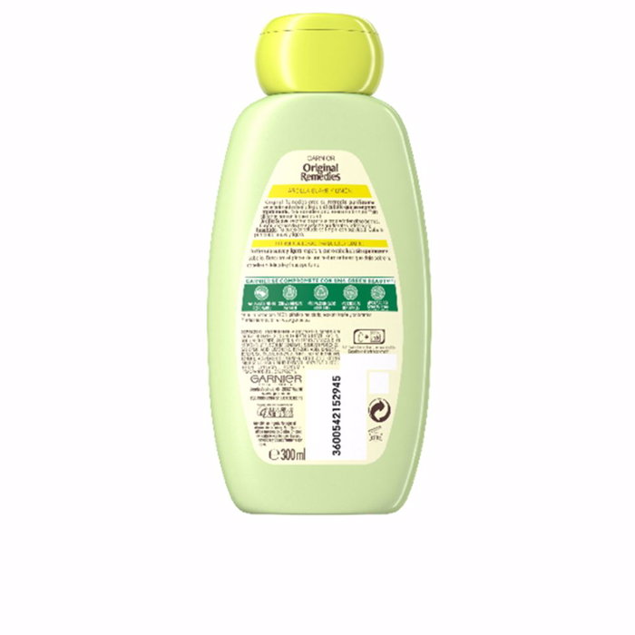 Garnier Shampooing Doux à l'Argile et au Citron - Soin Cheveux Normaux à Gras - 300 ml