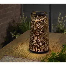 Smart Garden - Lanterne Solaire LED Muscat XL - 5 Lumens Blanc Froid - Metal 36.5 * 21.5 * 21.5 cm - Pour Jardin et Terrasse