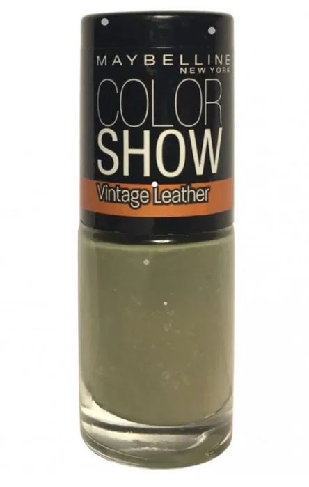 Maybelline Color Show Vintage Leather Vernis à ongles N° 208 Sauge Vert de Base Maybelline Color Show Vintage Leather Vernis à ongles N° 208 Sauge Vert de Base
