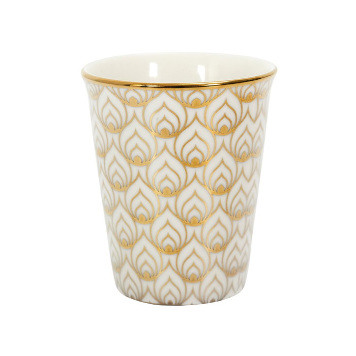 Home Deco Factory Vase Espresso 100 ml Oro