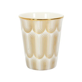 Home Deco Factory Vase Espresso 100 ml Oro