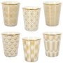 Home Deco Factory Vase Espresso 100 ml Oro