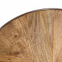 BigBuy Home Table Basse Argenté Naturel (2 Unités)