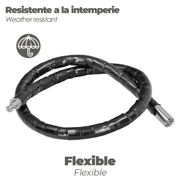 WOLFPACK LINEA PROFESIONAL Piton Moto Blindado Llave Tubo 25 x 100 cm WOLFPACK LINEA PROFESIONAL Piton Moto Blindado Llave Tubo 25 x 100 cm
