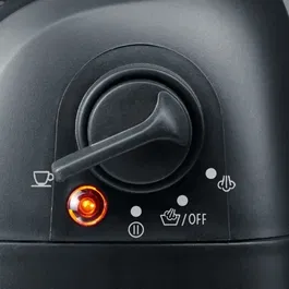 Severin KA5978 Cafetière Expresso avec Buse Vapeur pour Mousse de Lait, Machine à Café Automatique 4 Tasses, Pompe 3,5 bars 800W, Noir