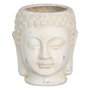 BigBuy Garden Cache-pot Crème Terre cuite Buda Oriental