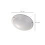 PAPILLON Plafonnier Blanc IP54 pour Intérieur et Extérieur Ø 27 cm E27