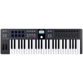 Arturia Keylab Essential 49 Mk3 Noir - Clavier contrôleur USB MIDI avec Analog Lab V et pads RGB