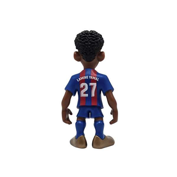 Bandai Figura Minix Lamine Yamal - Futbol Club Barcelona Figurine 12 cm pour Collectionneur