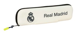 Safta Portatodo Estrecho Real Madrid Équip. 25/26 - Étui étroit en silicone 20x5,5x2 cm pour supporter officiel - À partir de 3 ans