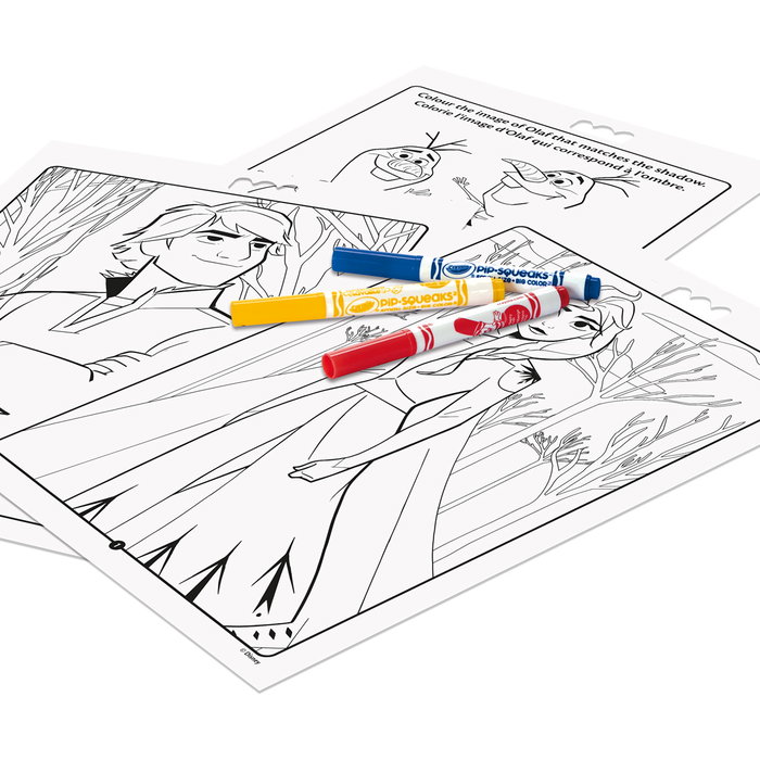Crayola Livre d'activités Frozen avec 7 feutres lavables Crayola Livre d'activités Frozen avec 7 feutres lavables