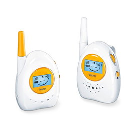Beurer BY-84 Moniteur pour bébé avec écran LCD, mode ECO+ à faible rayonnement et portée de 800 mètres