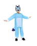 Liragram - Déguisement enfant Bluey pour fille ou garçon - Taille 3-4 ans (2 à 4 ans)