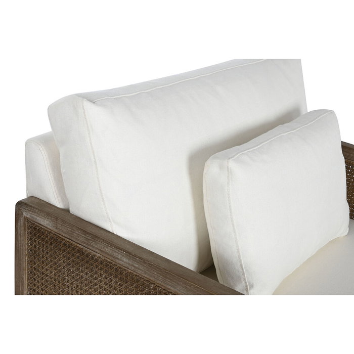 Home ESPRIT Fauteuil Blanc Naturel
