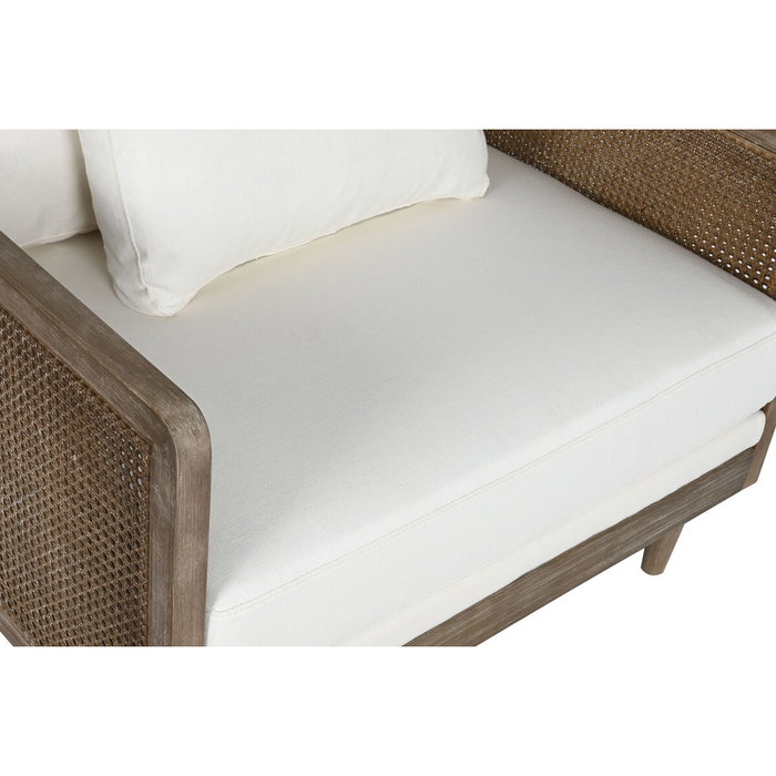 Home ESPRIT Fauteuil Blanc Naturel