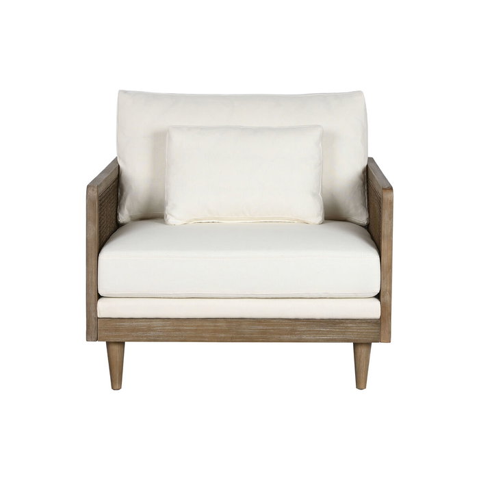 Home ESPRIT Fauteuil Blanc Naturel