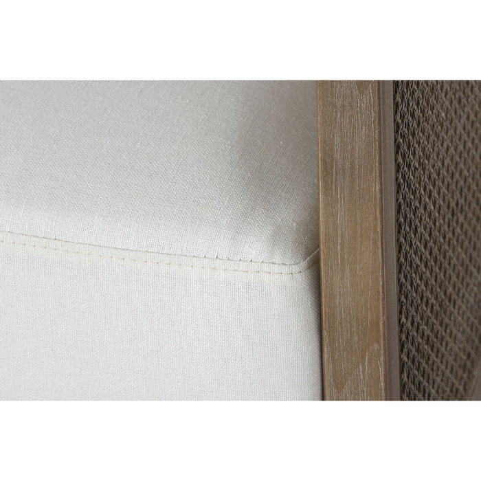 Home ESPRIT Fauteuil Blanc Naturel
