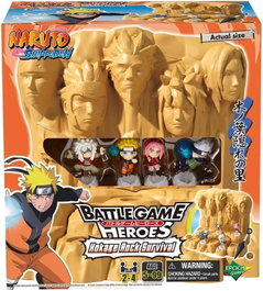 Epoch Games Naruto Shippuden Hokage Rock Survival avec 4 figurines