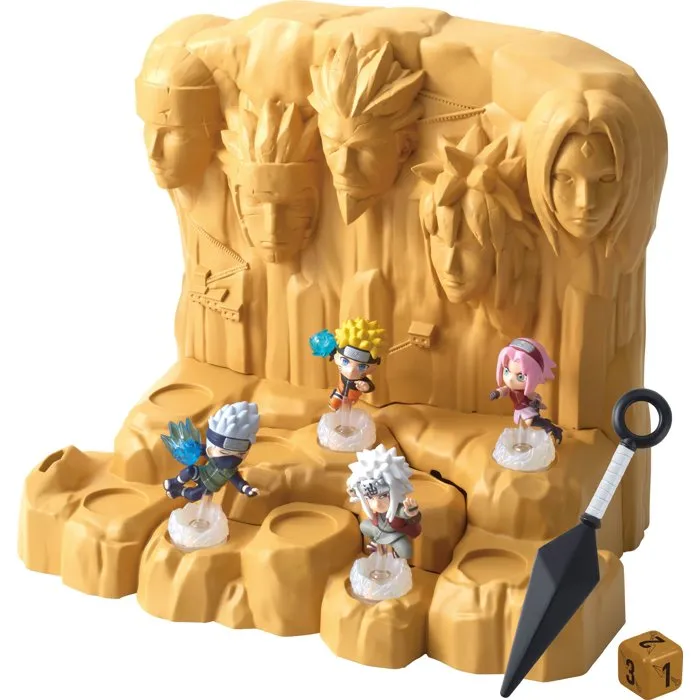 Epoch Games Naruto Shippuden Hokage Rock Survival avec 4 figurines