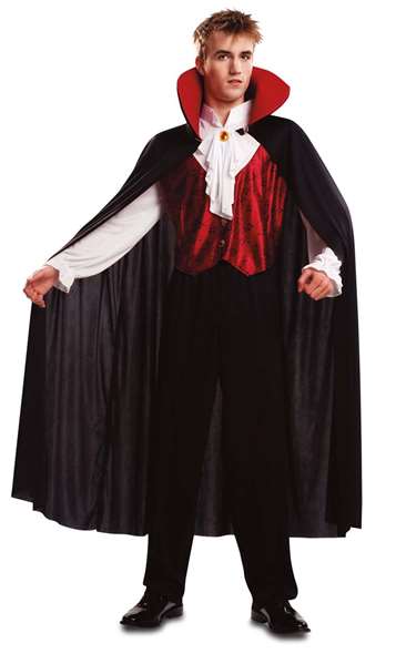 My Other Me Déguisement Vampiro Gótico - Taille L - Polyester 100% - Langues: Espagnol, Anglais, Français, Italien, Portugais, Allemand My Other Me Déguisement Vampiro Gótico - Taille L - Polyester 100% - Langues: Espagnol, Anglais, Français, Italien, Portugais, Allemand