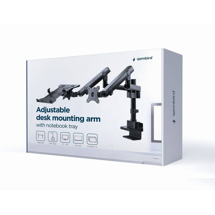 GEMBIRD MA-DA3-02 Support de table d'écran 17"-32"