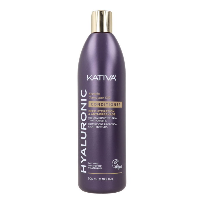 Kativa Après-shampoing Hyaluronic Kératine & Coenzyme Q10 500 ml Kativa Après-shampoing Hyaluronic Kératine & Coenzyme Q10 500 ml