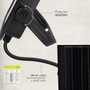 GSC Evolution Proyector solar LED Miloha 100W 6500K IP65 Negro