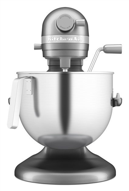 Kitchenaid 5KSM70JPX Robot Cuiseur Heavy Duty 6,6 L Argent Oscuro avec bol métallique, action planétaire et 11 vitesses
