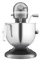 Kitchenaid 5KSM70JPX Robot Cuiseur Heavy Duty 6,6 L Argent Oscuro avec bol métallique, action planétaire et 11 vitesses