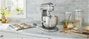 Kitchenaid 5KSM70JPX Robot Cuiseur Heavy Duty 6,6 L Argent Oscuro avec bol métallique, action planétaire et 11 vitesses