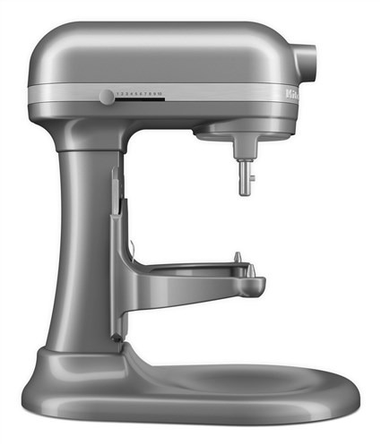 Kitchenaid 5KSM70JPX Robot Cuiseur Heavy Duty 6,6 L Argent Oscuro avec bol métallique, action planétaire et 11 vitesses