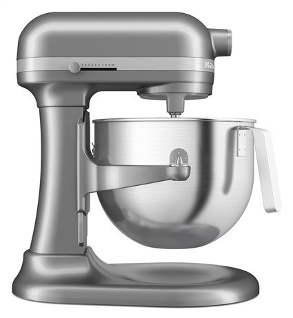 Kitchenaid 5KSM70JPX Robot Cuiseur Heavy Duty 6,6 L Argent Oscuro avec bol métallique, action planétaire et 11 vitesses