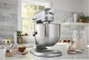 Kitchenaid 5KSM70JPX Robot Cuiseur Heavy Duty 6,6 L Argent Oscuro avec bol métallique, action planétaire et 11 vitesses