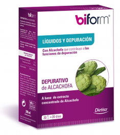 BIFORM Dépuratif à l'artichaut, 20 flacons