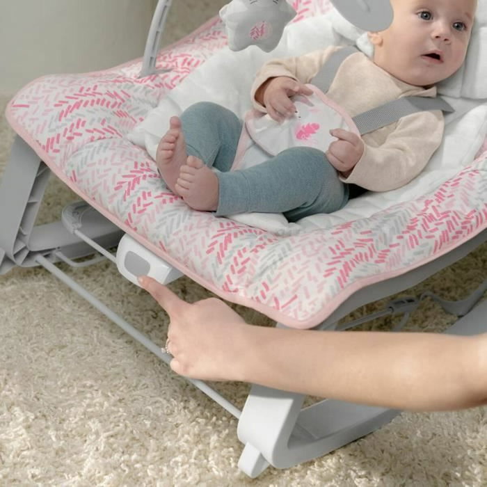Ingenuity Keep Cozy Lily - Transat bébé évolutif 3-en-1 avec vibration Ingenuity Keep Cozy Lily - Transat bébé évolutif 3-en-1 avec vibration