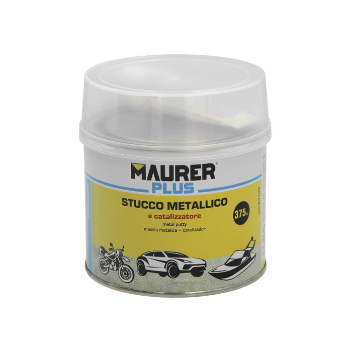 MAURER Mastic Réparateur pour Métaux 325 ml avec Durcisseur MAURER Mastic Réparateur pour Métaux 325 ml avec Durcisseur