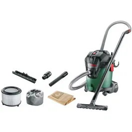 Bosch AdvancedVac 20 - Aspirateur eau et poussière 1200 W, 260 mbar / 70 l/s, 20 L, avec accessoires, pour nettoyage efficace des sols