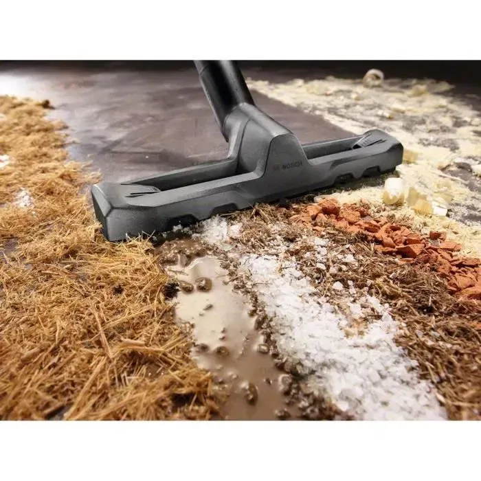 Bosch AdvancedVac 20 - Aspirateur eau et poussière 1200 W, 260 mbar / 70 l/s, 20 L, avec accessoires, pour nettoyage efficace des sols