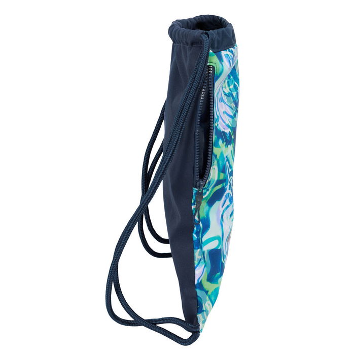 Sac à dos serré par des ficelles El Niño Kook Blue marine 35 x 40 x 1 cm