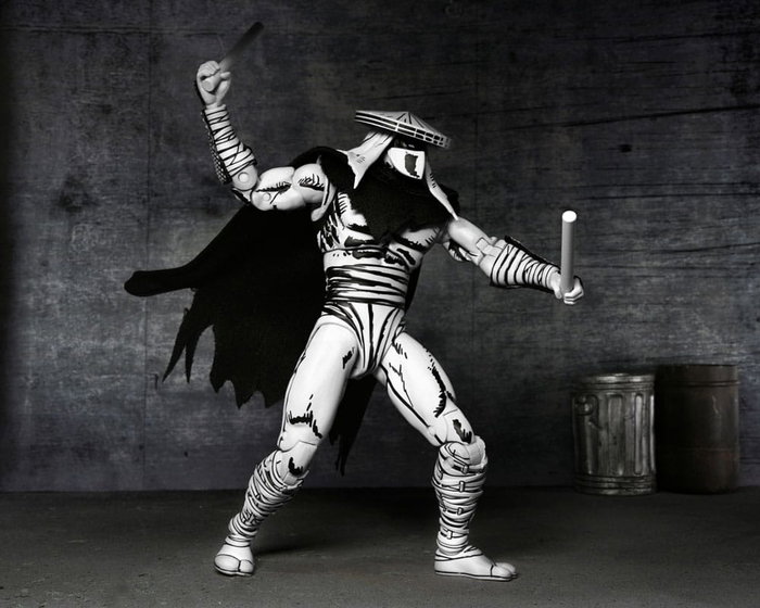 Teenage Mutant Ninja Turtles figurine Foot Assassin Black and White 18 cm