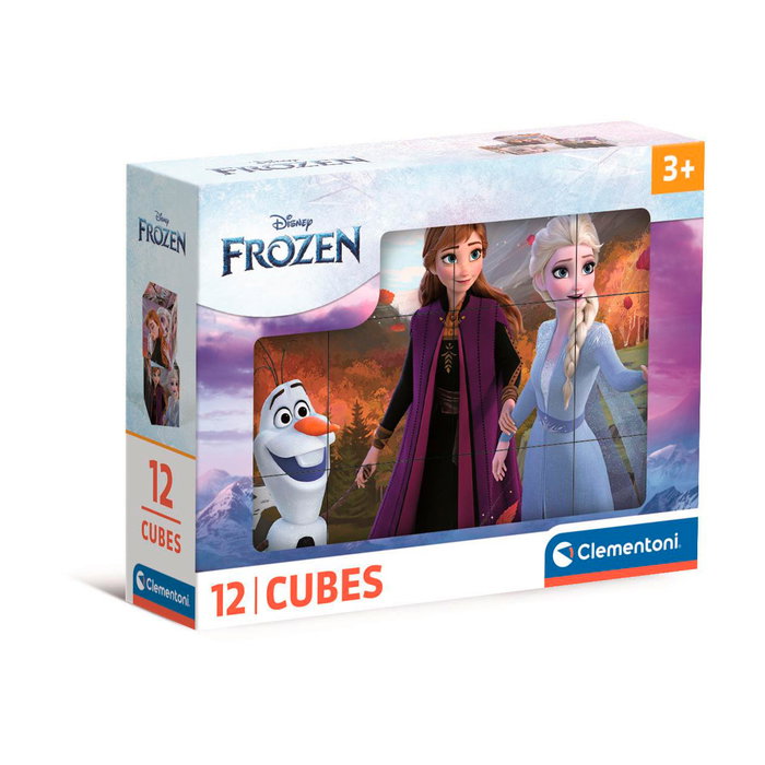Clementoni Puzzle Cubes Frozen Disney 12 pièces Clementoni Puzzle Cubes Frozen Disney 12 pièces