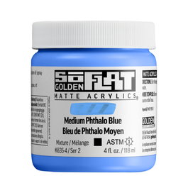 Golden SoFlat Medium Thalo Blue 118 ml