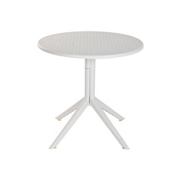 Table de Salle à Manger Home ESPRIT Gris Métal polypropylène 80 x 80 x 75 cm