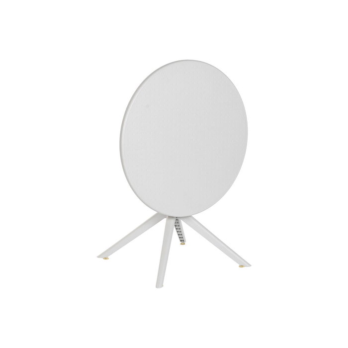 Table de Salle à Manger Home ESPRIT Gris Métal polypropylène 80 x 80 x 75 cm Table de Salle à Manger Home ESPRIT Gris Métal polypropylène 80 x 80 x 75 cm