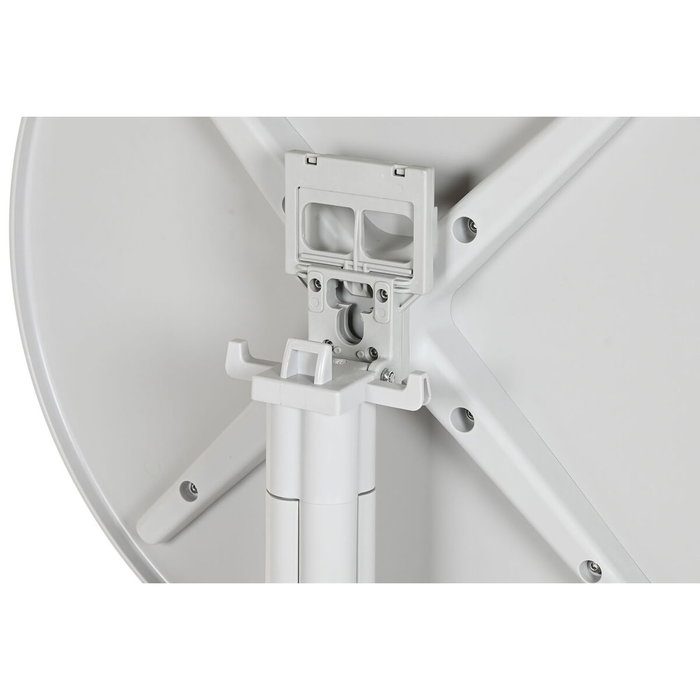 Table de Salle à Manger Home ESPRIT Gris Métal polypropylène 80 x 80 x 75 cm Table de Salle à Manger Home ESPRIT Gris Métal polypropylène 80 x 80 x 75 cm