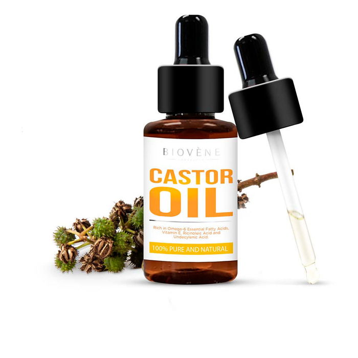 Biovène Huile de Ricin Nourrissante Cheveux, Peau & Corps 30 ml