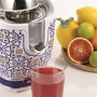 Ariete 413 CAPRI Exprimidor Électrique Rétro avec Finition Métal et 2 Cônes pour Jus de Fruits Sans Résidus
