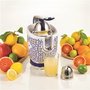 Ariete 413 CAPRI Exprimidor Électrique Rétro avec Finition Métal et 2 Cônes pour Jus de Fruits Sans Résidus