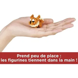 Bandai Nanoblock - Coffret de 6 figurines en briques de construction Pokémon type Normal - Set de construction créatif